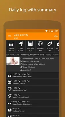 Baby Daybook android App screenshot 9