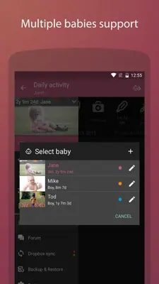 Baby Daybook android App screenshot 7